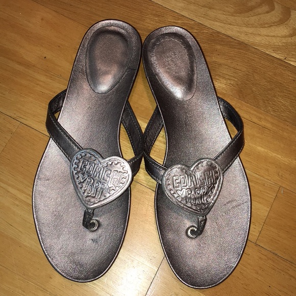 Like new coach flip flops 🐳🦋 - Picture 1 of 6